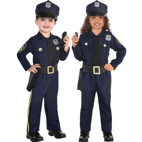 2t cop costume|Toddlers’ Classic Police Officer Costume .